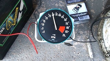 Rover P6 RVI to RVC tacho conversion test