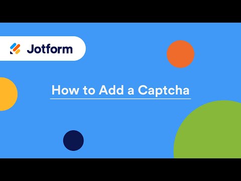 ვიდეო: როგორ უნდა დააყენოს Captcha