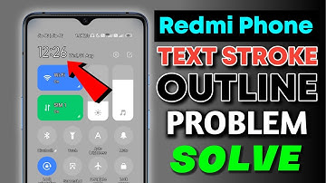 Fix Redmi Phone Text Stroke Problem | Outline Font | Bold Fonts | Redmi Phone Text Outline Issue Fix