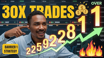 🚀 30xTRADES DIGIT OVER/UNDER OVER DIGIT 1 Challenge on Deriv! | Win Smart with Barrier 1 Strategy 💰🔥