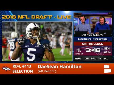 Denver Broncos Select WR DaeSean Hamilton With Pick #113 In 4th Round Of 2018 NFL Draft