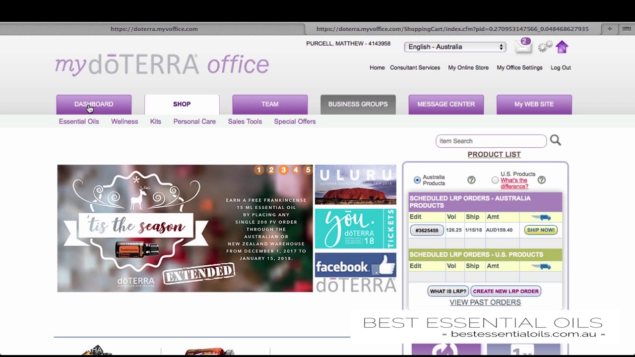  How to login to doTERRA myoffice - YouTube