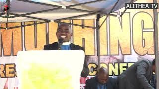 Rev. Kasimba at the 2023 Muchinga Presbytery Conference
