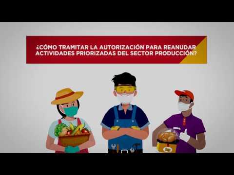 Aprende cómo realizar tu trámite para reanudar actividades económicas en Produce Virtual