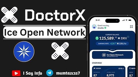 Doctorx ice new Project| New Mining App by Ice Open Network | MultiversX | #icenetwork #sunwaveskyc