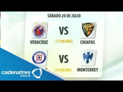 Apertura 2013 liga MX / calendarios de partidos