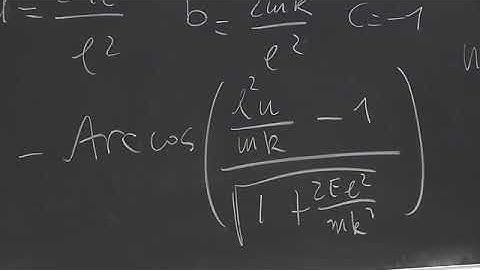 Classical Mechanics- Lecture 8 of 16