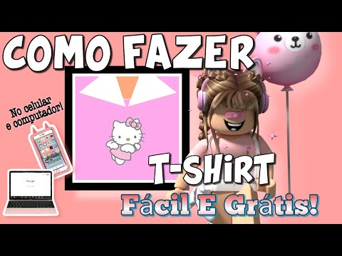 Como fazer ROUPAS DE GRAÇA para usar no Roblox SEM ROBUX, SEM