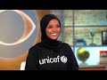 Halima Aden on being a UNICEF ambassador, returning to refugee camp