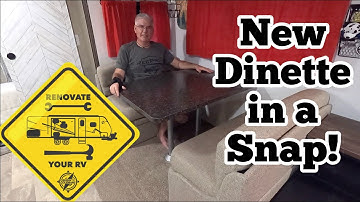 Installing a New RV Dinette with @RecProUSA Furniture | RV Dinette Replacement