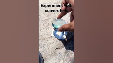 Burning of paper by convex lens#scienceexperiment #physicsfacts