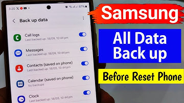 Samsung Phone Reset karne se pehle data kaise save kare | samsung backup and restore