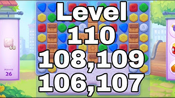 Township Minigame colourful puzzle: Level 106 to 110 walkthrough