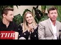 Elizabeth Olsen, Jeremy Renner & Taylor Sheridan on 'Wind River's Standing Ovation - Cannes 2017