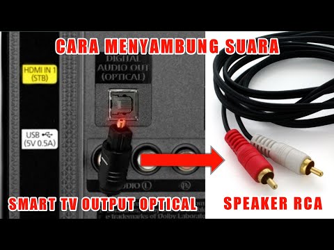 Cara Sambung Suara Smart Tv Ke Speaker Aktif Youtube