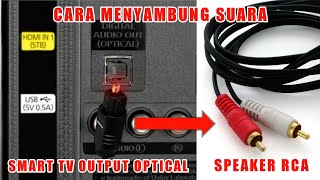 CARA MENYAMBUNG SUARA SMART TV KE SPEAKER AKTIF