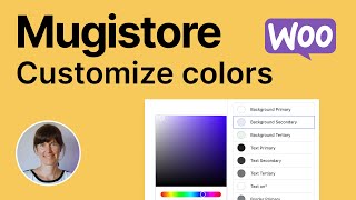 Customize colors - WooCommerce block theme Mugistore