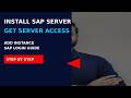 🚀Want to Install SAP Server on Your Device & Get Real Server Access? This Video is for You! #sap