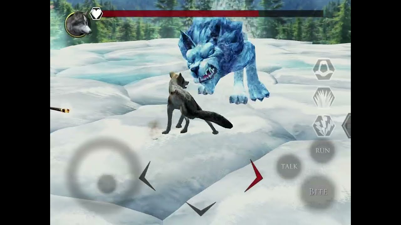 Ultimate Wolf simulator 2 all fire spirits bosses battle 