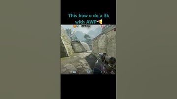 How to do a 3k with awp cs2!! #counterstrike #gaming #csgoclips #csgo