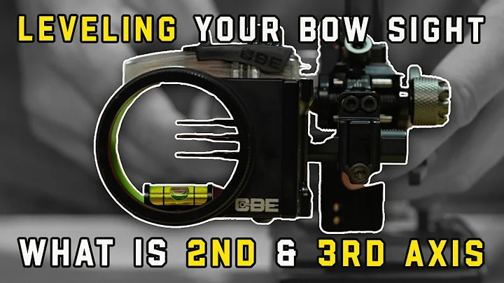 How To Level Your Bow Sight: 2nd and 3rd Axis