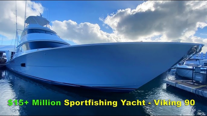 $6M 2022 VIKING 64 CONVERTIBLE Sportfishing Yacht Tour / Family Fishing Boat  