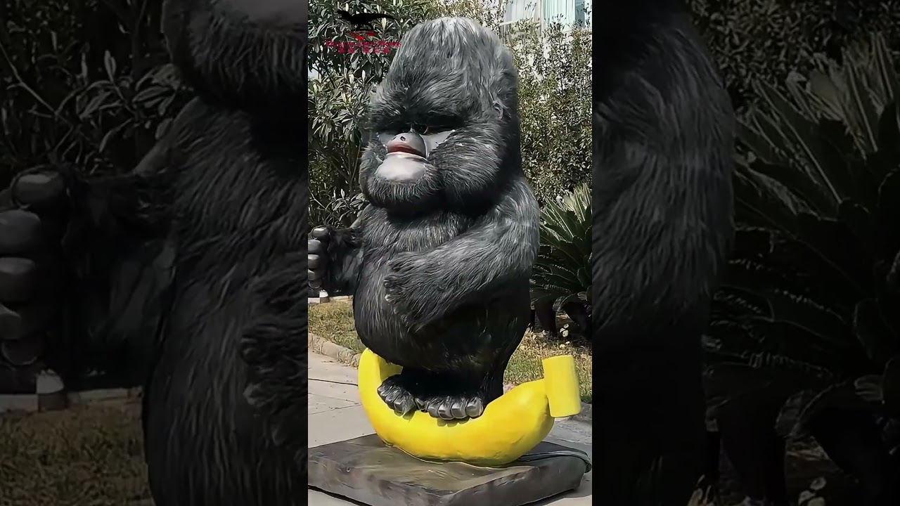 This is a greedy gorilla 