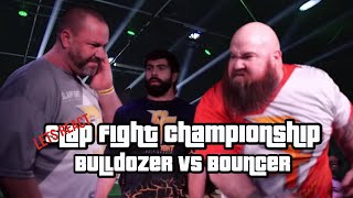 A Bulldozer Faces A Bouncer At Slapfight Championship