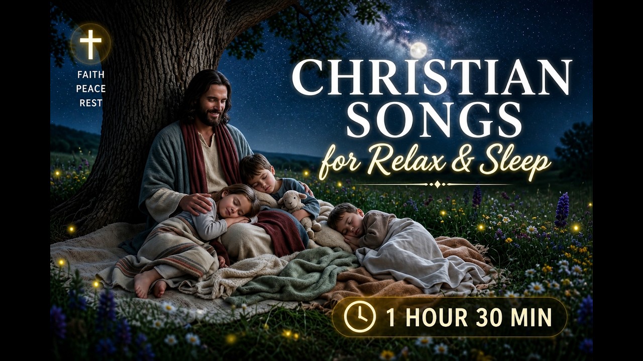 1 Hour 30 Minutes Christian Sleep Music ️ Peaceful Worship Songs for ...