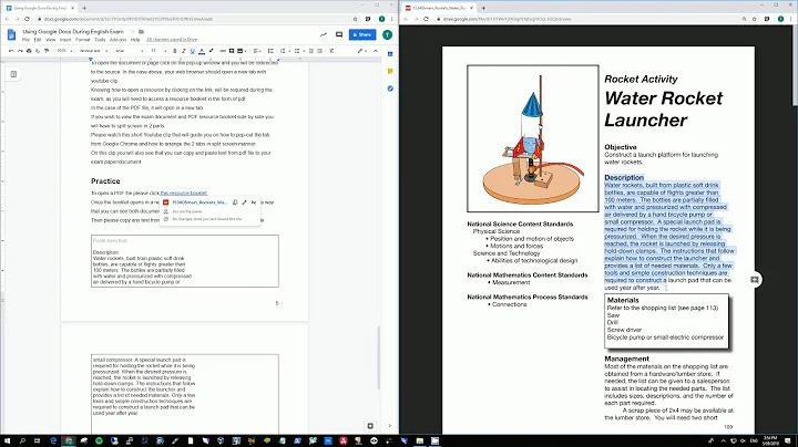 split screen google docs