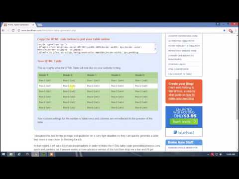 how to make  HTML animated stylish TABLE in 2 min
