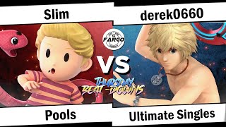 TBD 27 Pools - Slim (Lucas) Vs. derek0660 (Shulk)