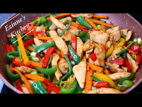Come fare il pollo vegetale Soffriggere