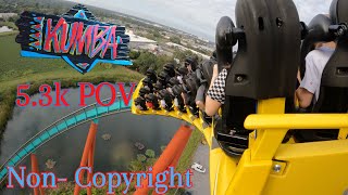 Kumba at Busch Gardens Tampa 5.3k Side POV (Non-Copyright)