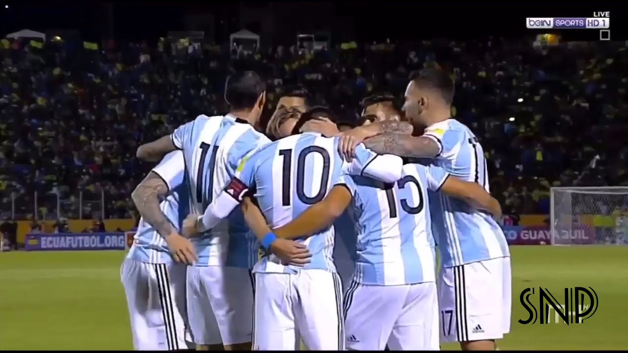 Argentina Vs Ecuador.3:1 all goal&highlights (11/10/2017) - YouTube