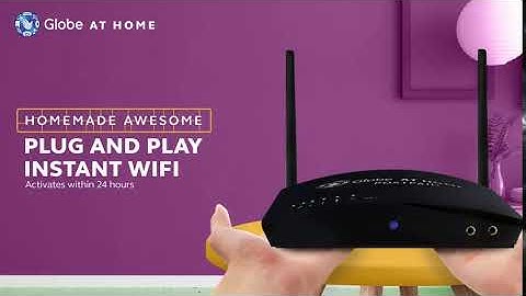 Globe At Home Xtreme WiFi Plan | Instant WiFi for online learning