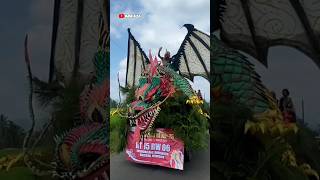 mas aza lihat karnaval kendaraan hiasa part 3 ada naga hijau