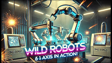 5 Axis CNCs Machining with 6 Axis Robot Arms to Oingo Boingo