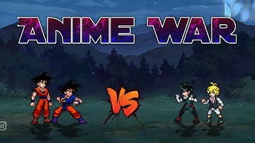 Goku TP OP (all form) & Goku V5 LB OP (all form) VS Deku OP & Meliodas TP OP in Jump Force Mugen