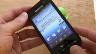 Samsung Conquer 4G (Sprint) smartphone hands-on video tour