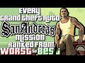Every Mission In Grand Theft Auto San Andreas Ranked From Worst To Best Every Mission In Grand Theft Auto San Andreas Ranked From Worst To Best