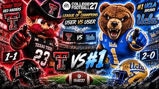 Can Texas Tech UPSET #1 UCLA?! | College Football 27 Dynasty