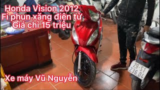 Xe máy Vũ Nguyễn - Honda Vision 2012 chính chủ máy nguyên