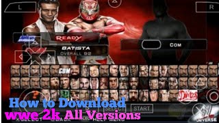 WWE 2K Ke All Versions kaise download kare || BY Mobile Guide screenshot 1