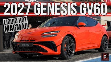 The 2027 Genesis GV60 Magma Is A Liquid Hot Evil Luxury Performance Hot Hatch From Korea