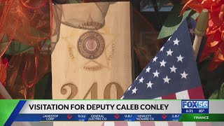 Visitation for Deputy Caleb Conley held in Scott County