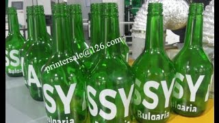 Rotary 1 Color CNC Full Servo Glass Bottle Screen Printing Machine