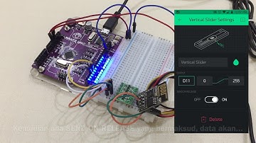 Maker Uno IoT with ESP8266 Module and Blynk App – 3. Basic Widget [BM]