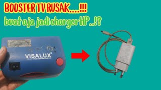 Woowww... TERNYATA BOOSTER TV RUSAK BISA JADI CHARGER HP