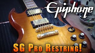 動画あり! Epiphone SG Pro ソリッドブラック整備済 動画あり! Epiphone SG Pro ソリッドブラック整備済